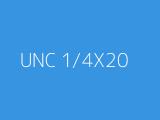 UNC 1/4X20 